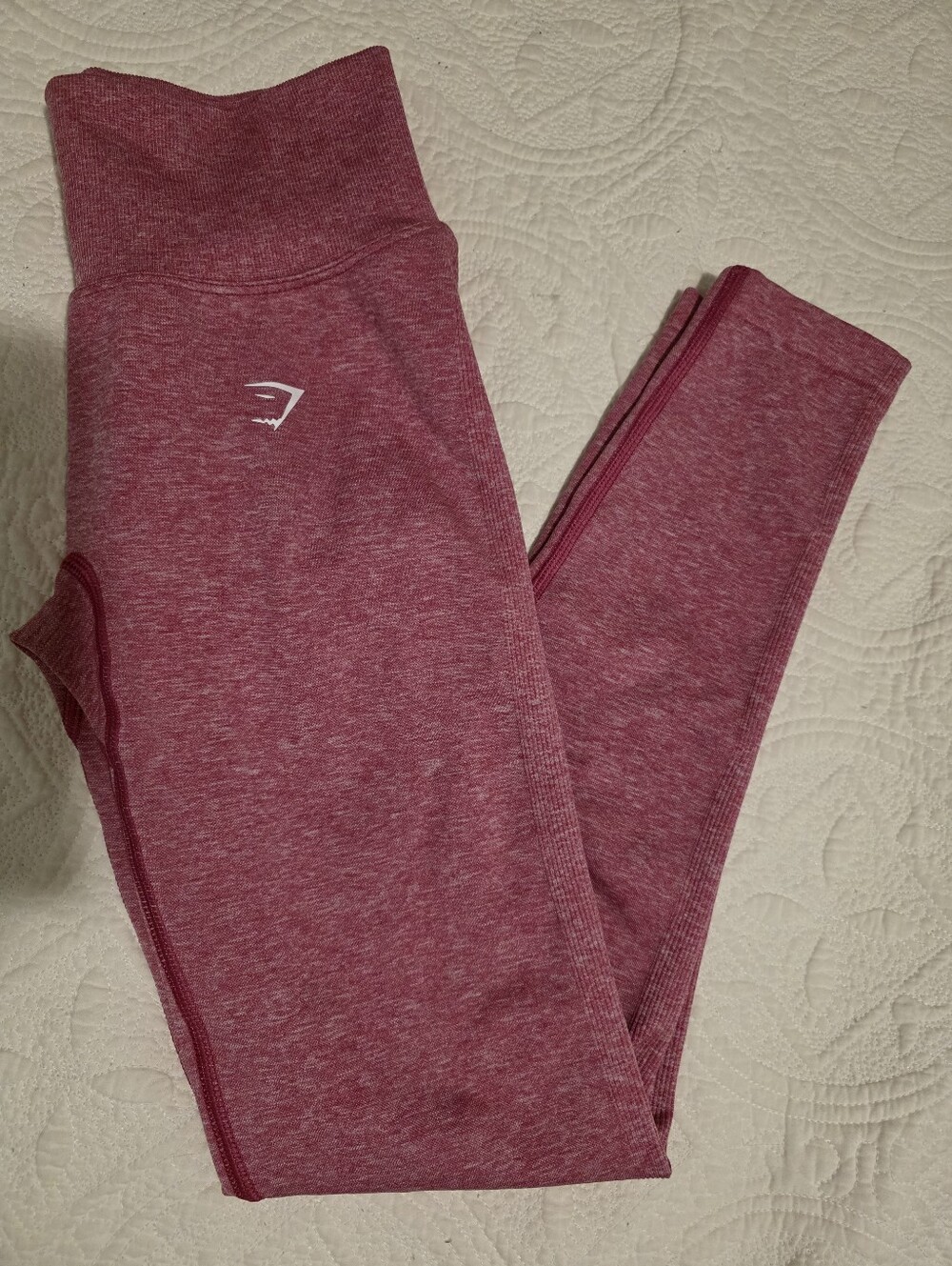 Gymshark Women's High-Waist Seamless Leggings in Heather Rose